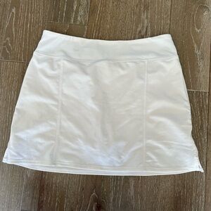 Adidas golf skirt, M, white with built in shorts